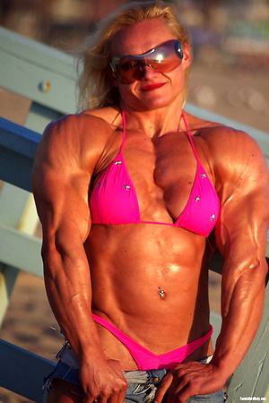 Brigita Brezovac massive female bodybuilding model with giant muscle mass she is a very sexy and hot physique